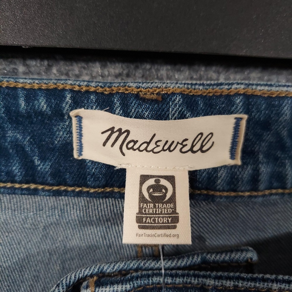 NEW Madewell Relaxed Bootcut Jeans Womens 18W Plus Blue High Rise Stretch 42x30 - Picture 4 of 11